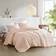 510 Design Harris Pinch Pleated Bedspread Pink (264.2x228.6cm)