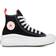 Converse Big Kid's Chuck Taylor All Star Move Platform Canvas - Black/Pink Salt/White