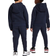 Nike Little Kid's Sportswear Tech Fleece Full Zip Hoodie Set - Obsidian Heather (86L050-UU7)