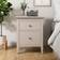 Dunelm Lynton Natural Bedside Table 40x49cm