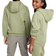 Nike Big Kid's Sportswear Club Fleece Hoodie - Oil Green/White (FD3000-386)