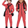 Nike Little Kid's Sportswear Tech Fleece Full Zip Hoodie Set - Light University Red Heather (86L050-R1K)