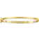 Macy's Bangle Bracelets 2-Pc Set - Gold/Diamonds