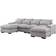 Latitude Run Nyerere 123.24 Light Gray Sofa 123.2" 4 Seater