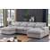 Latitude Run Nyerere 123.24 Light Gray Sofa 123.2" 4 Seater