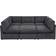 Latitude Run 6 - Piece Dark Gray Corduroy Sectional Sofa 98" 6 Seater