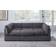 Latitude Run 6 - Piece Dark Gray Corduroy Sectional Sofa 98" 6 Seater