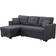 Ebern Designs Navaeh Dark Gray Sofa 81.5" 3 Seater