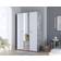 Zipcode Design Bearup Revolving White Wardrobe 114.3x188cm