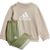 Adidas Infant Badge of Sport Jogger Set - Wonder Beige/White