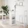 vidaXL 854328 White Spisebord 60x60cm
