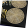 Shein Placemats Set of 1/2/4/6/8 PVC Placemats for Indoor and Outdoor Use, Washable, Heat Resistant, Wipe Clean, Dining Table Mats and Coasters for Camping, Festival, Wedding, Party Place Mat Gold