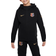 Nike Older Kid's FC Barcelona Tech Fleece Soccer Full Zip Hoodie - Black/Club Gold (FN8500-011)