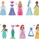 Mattel Disney Princess Fairy-Tale Dolls & Fashions Set