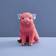 WERNS Money Box Pig Piggy Bank Pink Figurine 18.5cm