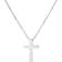 Trendhim Argentia Cross Pendant Necklace - Silver