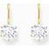 Thomas Sabo Gold-Plated Sterling and Zirconia Drop Earrings - 925 Silver/CZ