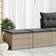 vidaXL 2 Piece Garden Sofa with Cushions Outdoor Lounge Set