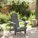 vidaXL Adirondack Chair 69 x 85 x 90.5 cm - Grey