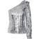 Vero Moda Vmefi ONE Shoulder LS Top JRS - Silver