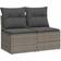 vidaXL 4 Piece Garden Sofa with Cushions Outdoor Lounge Set