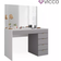 VICCO Elise Modern White Grey Schminktisch 55x115cm