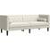 vidaXL 3-Personers Chesterfield Med Bolsterpuder Fløjl Cremefarvet Sofa 3 personers