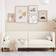 vidaXL Chesterfield-Sofa 3-Sitzer Creme Sofa 3-Sitzer