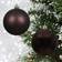 Shop4allsorts Baubles Black Truffle Christmas Tree Ornament 6cm 48pcs