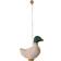 Maileg Duck Beige/Dark Green Juletræspynt 7cm