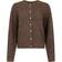 Neo Noir Nuna Knit Cardigan - Brown Melange