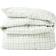 Lexington Checked Lyocell/Cotton Bedding Set Dynetrekk Grønn, Hvit (220x220cm)