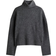 H&M Oversized Polo Neck Jumper - Dark Grey Marl