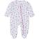 Kissy Kissy Baby Bow Floral Print Zip Footie - Pink