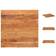 vidaXL 371003 Brown Bordplade 80x80cm