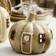 Ib Laursen House In The Shape of A Pumpkin Cream Lanterne 14cm