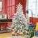 Homcom Bushy Snow Green and White Christmas Tree 182.9cm