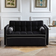 Mercer41 Shaiana 54.72" Velvet Square Arm Bed Sofa 54.7" 2 Seater