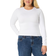 Hollister Soft Stretch Seamless Fabric Long Sleeve Top - White