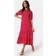 Happy Holly Tris Viscose Midi Dress - Care Red/Patterned