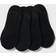 Pieces Footsie Invisible Socks 4 Pack - Black
