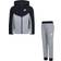 Nike Little Kid's Sportswear Tech Fleece Full-Zip Hoodie Set 2-piece - Dark Grey Heather (86L050-G0E)