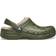 Crocs Kid's Baya Lined Clog - Army Green