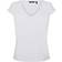 Vero Moda – Vit, v-ringad t-shirt-Vit/a