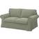 IKEA Ektorp Bezug 2er-Sofa Sofaüberzug Grün