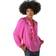 Roman Satin Ruffle Neck Blouse - Cerise, Pink