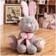 Living and Home 90cm High Big Giant Stuffed Bunny Toy Cute Dolls Grey One Size