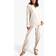Pretty You London Fleece Lounge Set - Stone