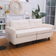 Ebern Designs Marsean Beige Sofa 70.9" 2 Seater