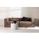 Venture Home Lumi Brown Sofa 238cm 3-Sitzer